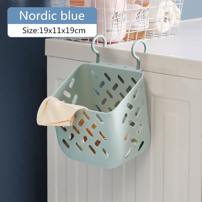Folding Laundry Basket Bathroom Clothes Storage Organizer Baskets Portable Punch-Free Laundry basket Holder Home Accessories Folding Laundry Basket Bathroom Clothes Storage Organizer Baskets Portable Punch-Free Laundry basket Holder Home Accessories