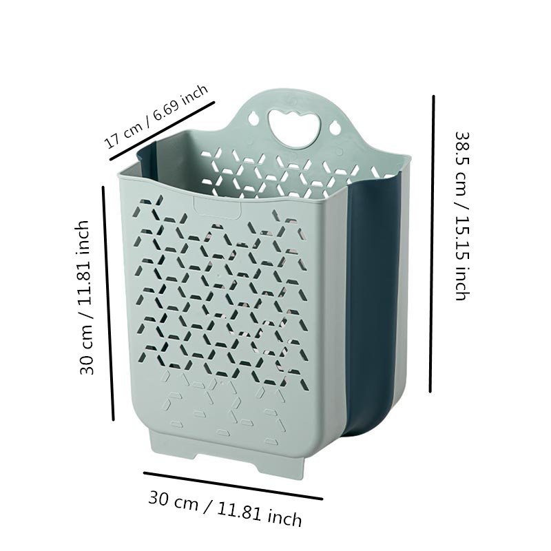 Folding Laundry Basket Bathroom Clothes Storage Organizer Baskets Portable Punch-Free Laundry basket Holder Home Accessories Folding Laundry Basket Bathroom Clothes Storage Organizer Baskets Portable Punch-Free Laundry basket Holder Home Accessories