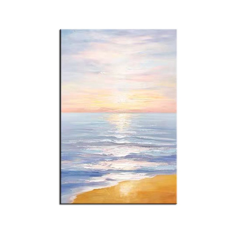 Modern Artist Painted Abstract Lingering Light Of The Setting Sun Oil Painting On Canvas Wall Art Picture Decor For Room Home Modern Artist Painted Abstract Lingering Light Of The Setting Sun Oil Painting On Canvas Wall Art Picture Decor For Room Home