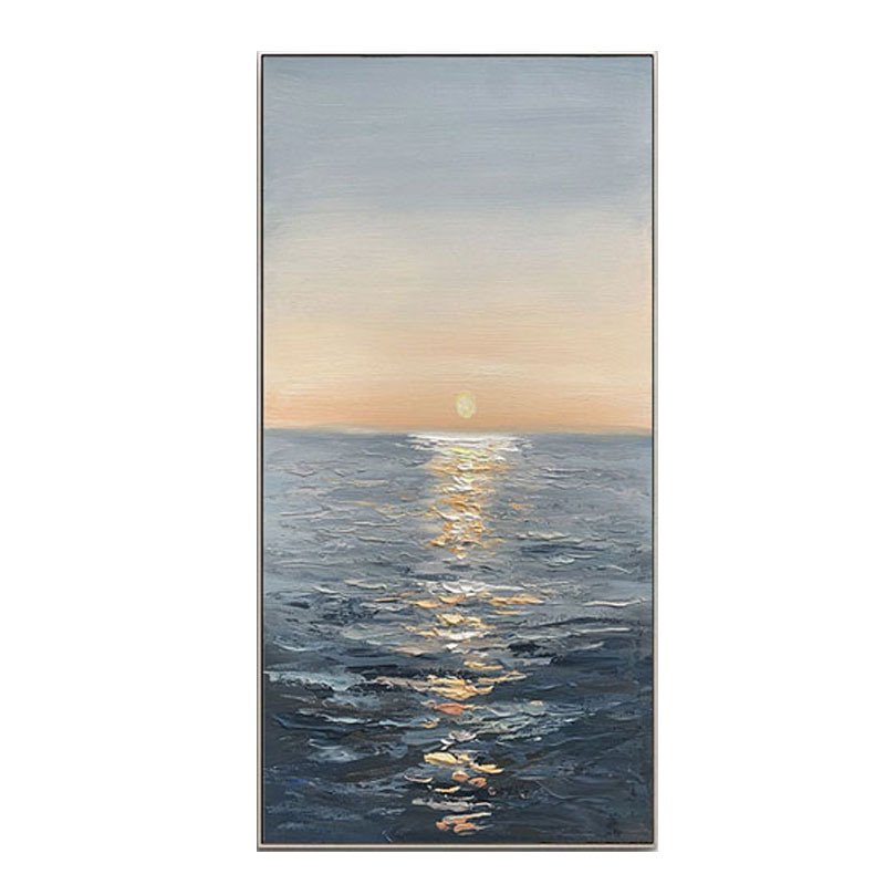 Handmade Canvas Oil Painting Interior Decoration Sea Sunset Modern Art Mural Living Room Bedroom Office Hotel Poster Handmade Canvas Oil Painting Interior Decoration Sea Sunset Modern Art Mural Living Room Bedroom Office Hotel Poster