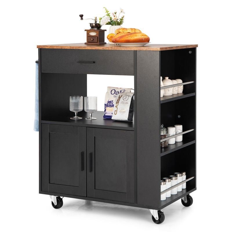Rolling Storage Cabinet Kitchen Cart For Home And Bar Commercial Usage Rolling Storage Cabinet Kitchen Cart For Home And Bar Commercial Usage