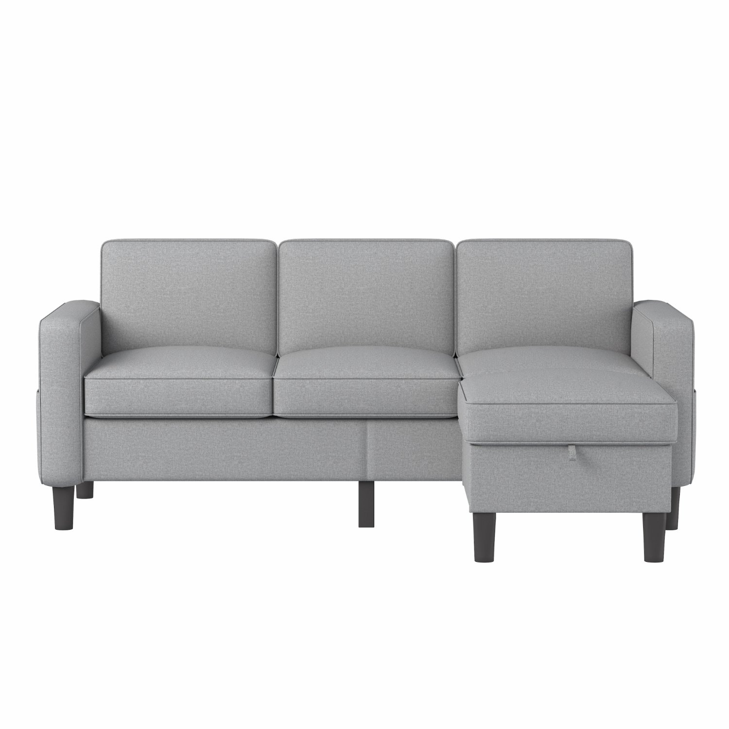 Best Choice Products Upholstered Sectional Sofa for Home, Apartment, Dorm, Bonus Room, Compact Spaces w/Chaise Lounge, 3-Seat, L-Shape Design, Reversi Best Choice Products Upholstered Sectional Sofa for Home, Apartment, Dorm, Bonus Room, Compact Spaces w/Chaise Lounge, 3-Seat, L-Shape Design, Reversi