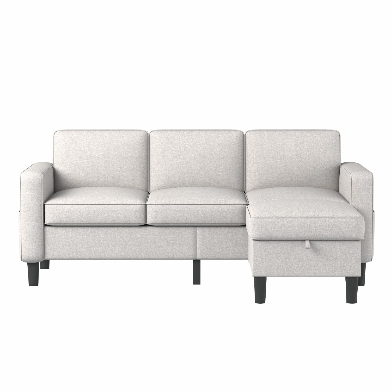 Best Choice Products Upholstered Sectional Sofa for Home, Apartment, Dorm, Bonus Room, Compact Spaces w/Chaise Lounge, 3-Seat, L-Shape Design, Reversi Best Choice Products Upholstered Sectional Sofa for Home, Apartment, Dorm, Bonus Room, Compact Spaces w/Chaise Lounge, 3-Seat, L-Shape Design, Reversi