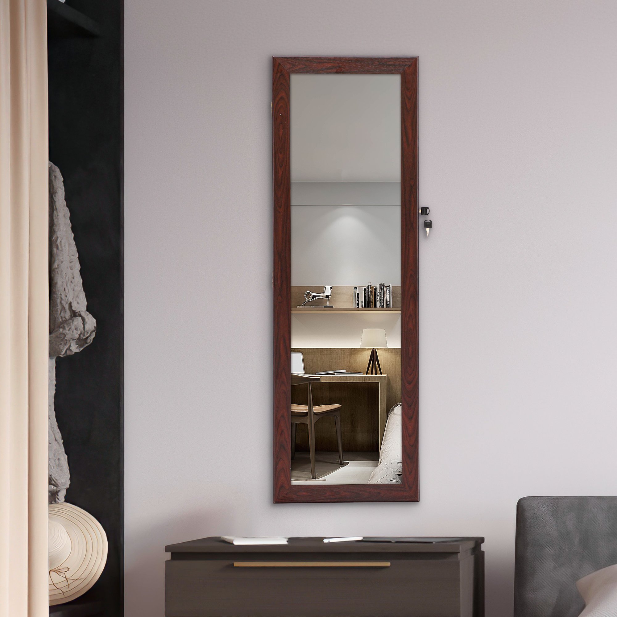 Jewelry Storage Mirror Cabinet For Living Room Or Bedroom Jewelry Storage Mirror Cabinet For Living Room Or Bedroom