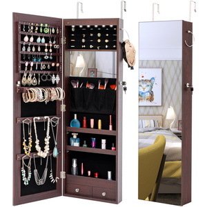 LED Lights Jewelry Storage Mirror Cabinet LED Lights Jewelry Storage Mirror Cabinet